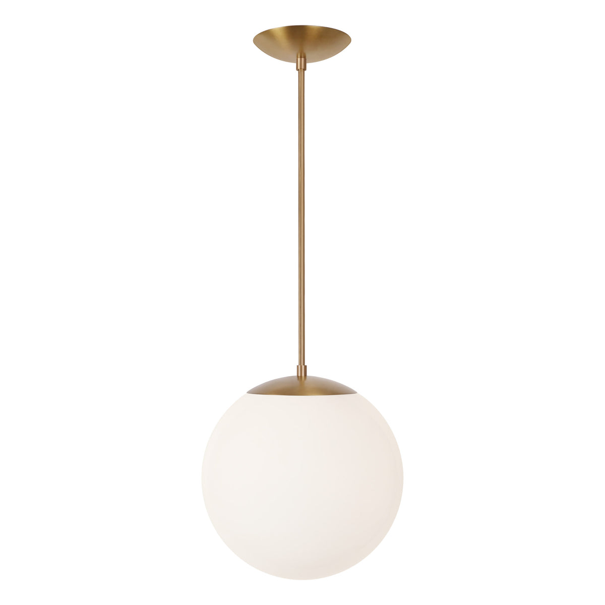 Alto Rod 12” Opal shown in Heirloom Brass