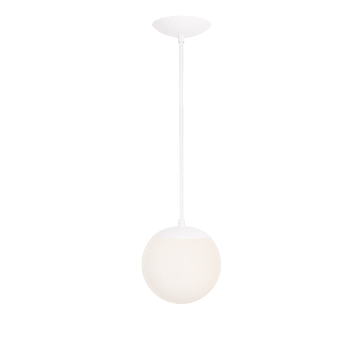 Alto Rod 8" Opal shown in White
