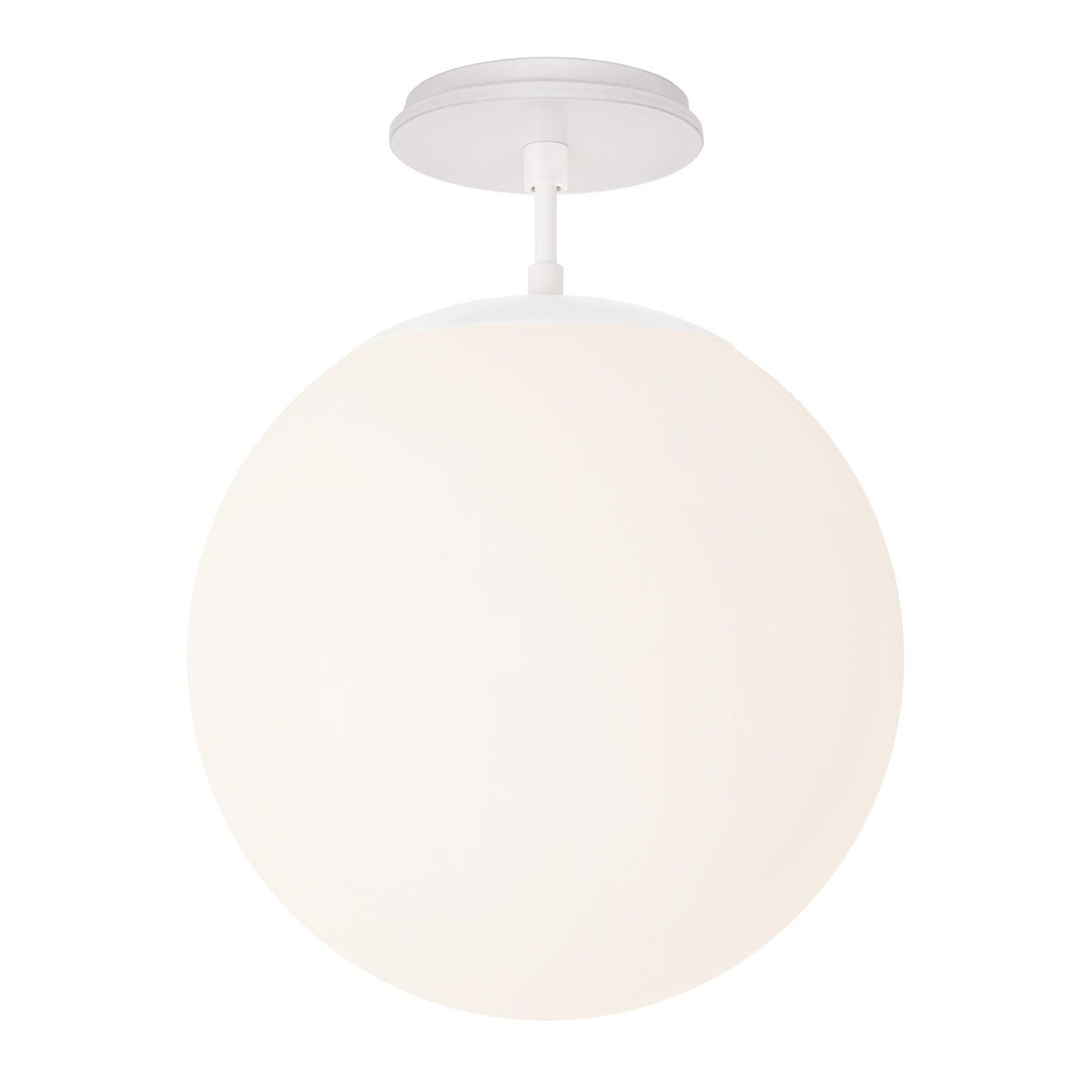 Alto Surface 12” shown in White with a Brownstone White Swift Ceramic Canopy