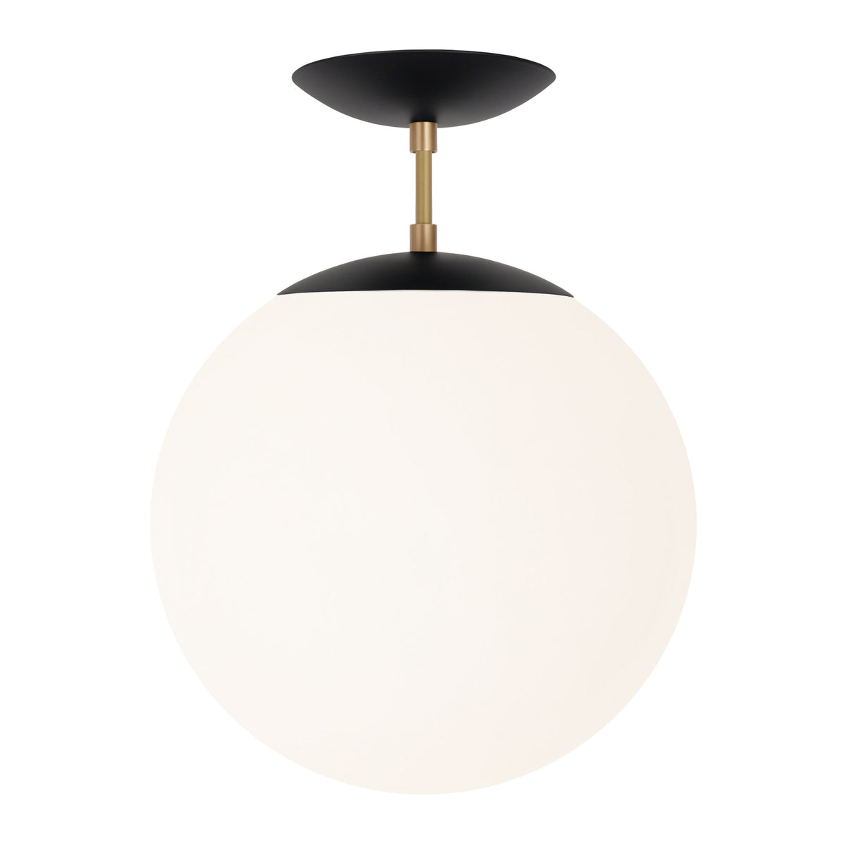 Alto Surface 12" shown in Matte Black with Brass