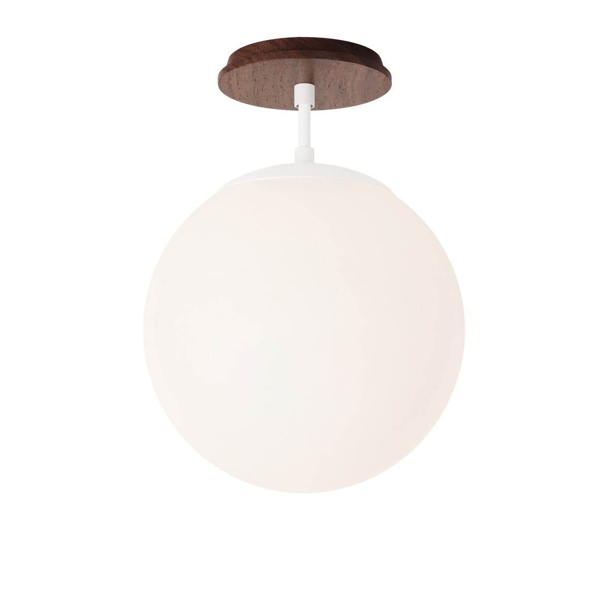 Alto Surface 10” shown in White with a Walnut Wood Canopy