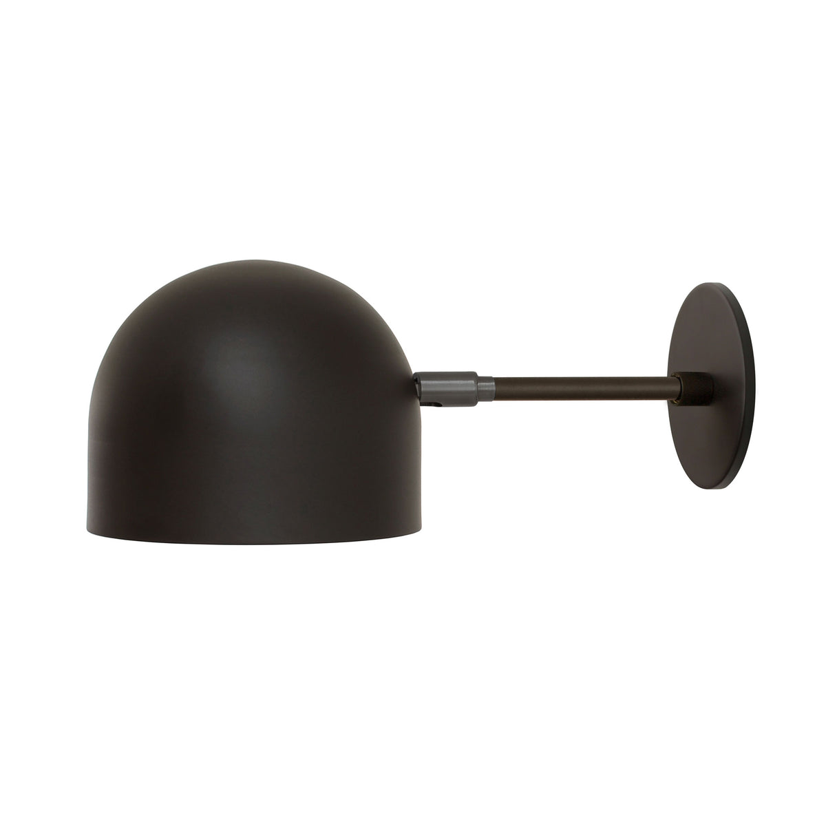 Amélie Sconce 8" Shown in Matte Black with Graphite Patina.