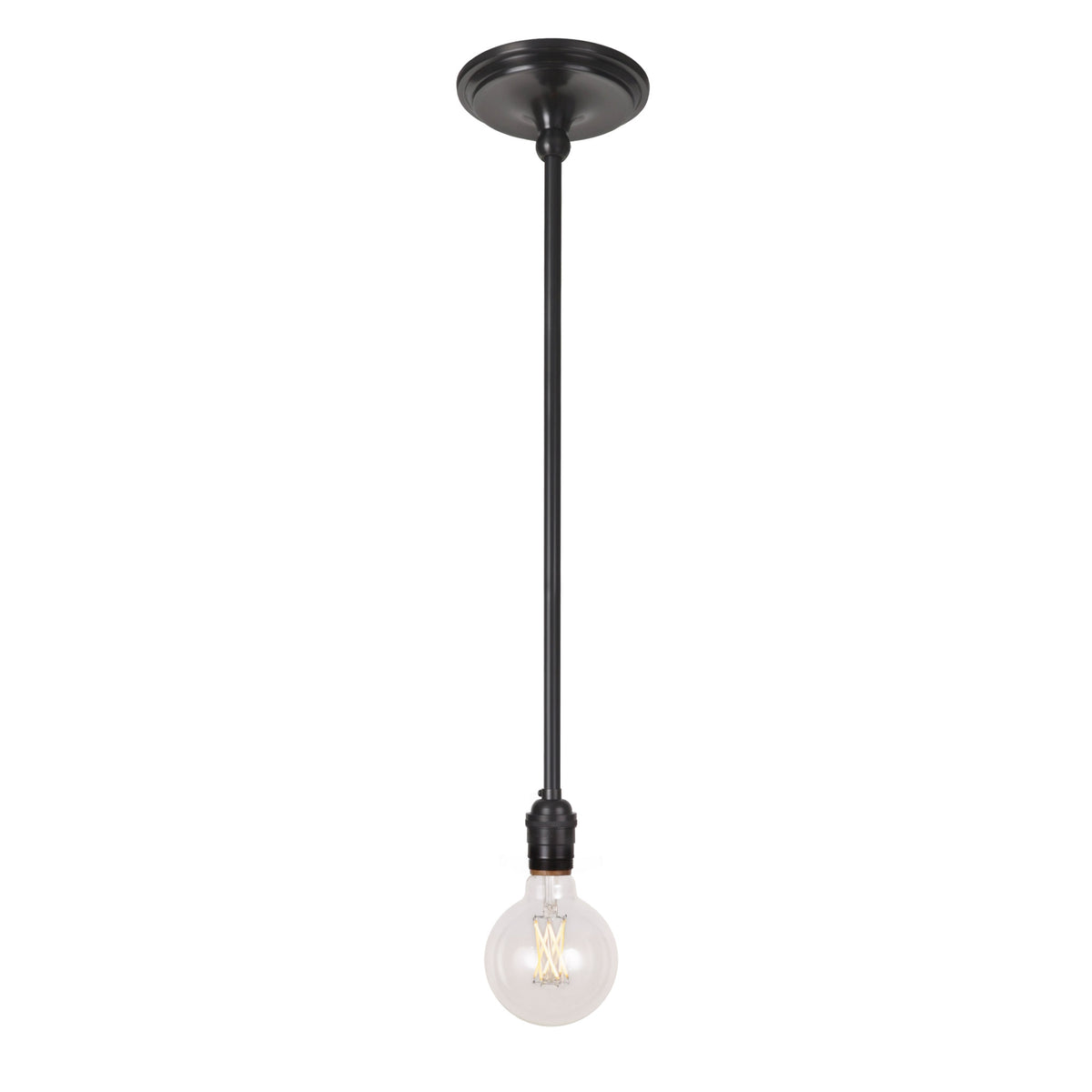 Grace Rod Pendant shown in Graphite Patina