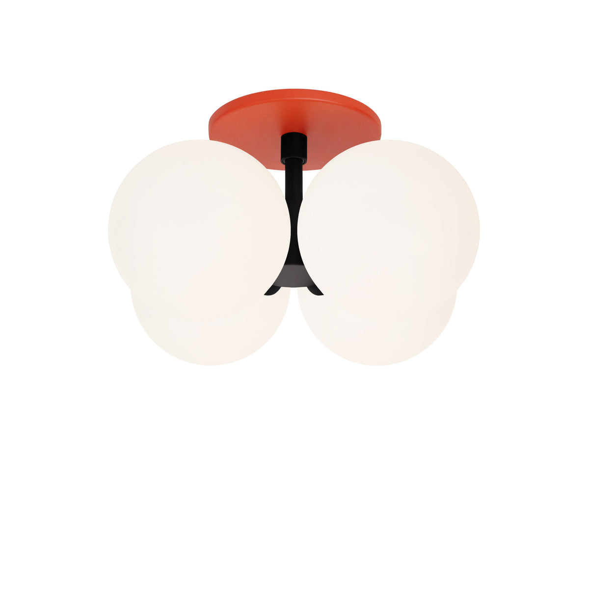 Selene Compass Surface shown in Matte Black with a Persimmon Canopy