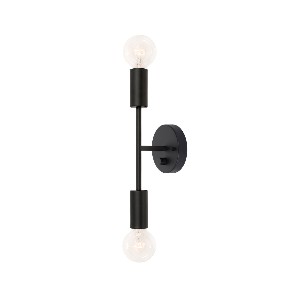 Venus shown in Matte Black with a Backplate Dimmer Switch