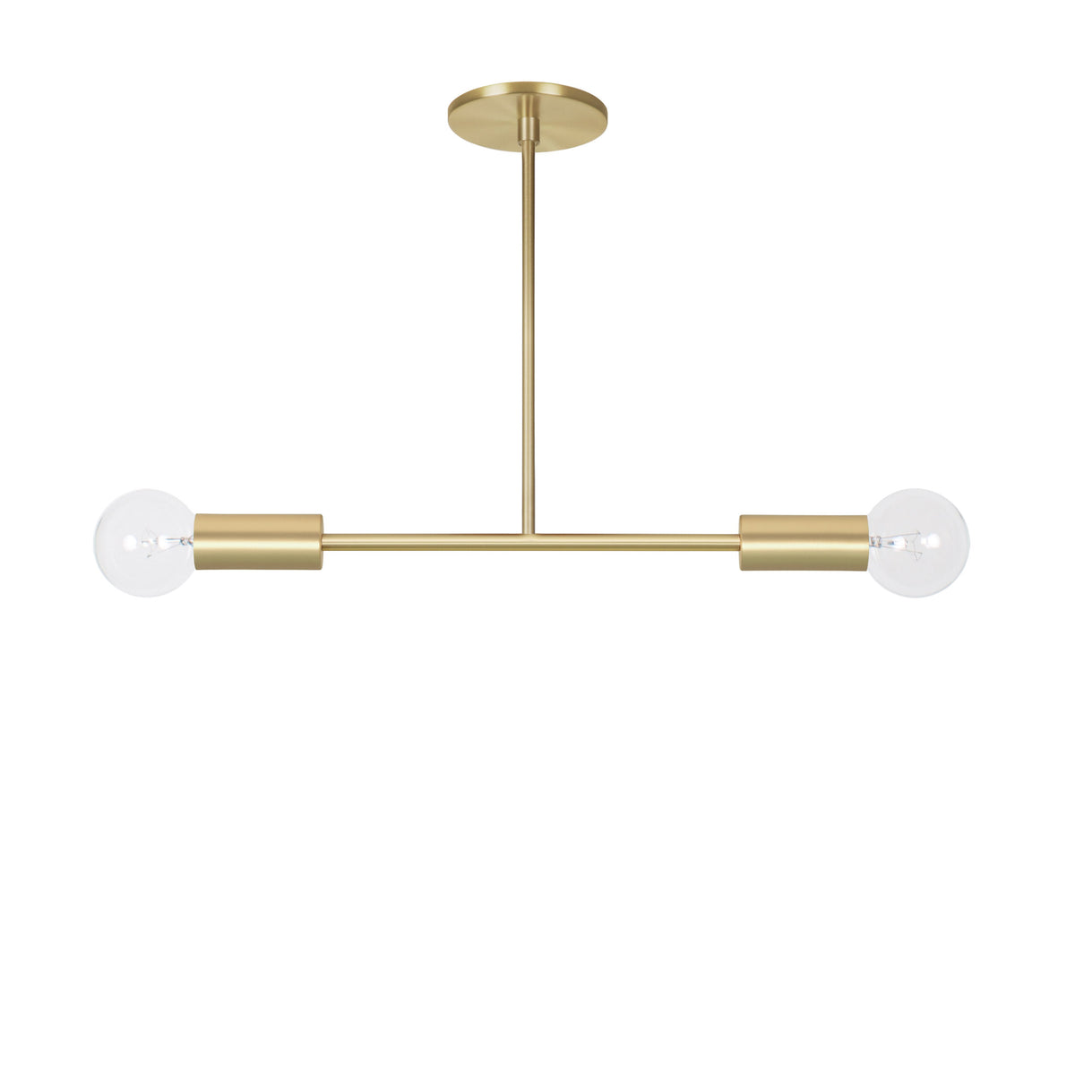 Venus Pendant shown in Brass with Brass Accents