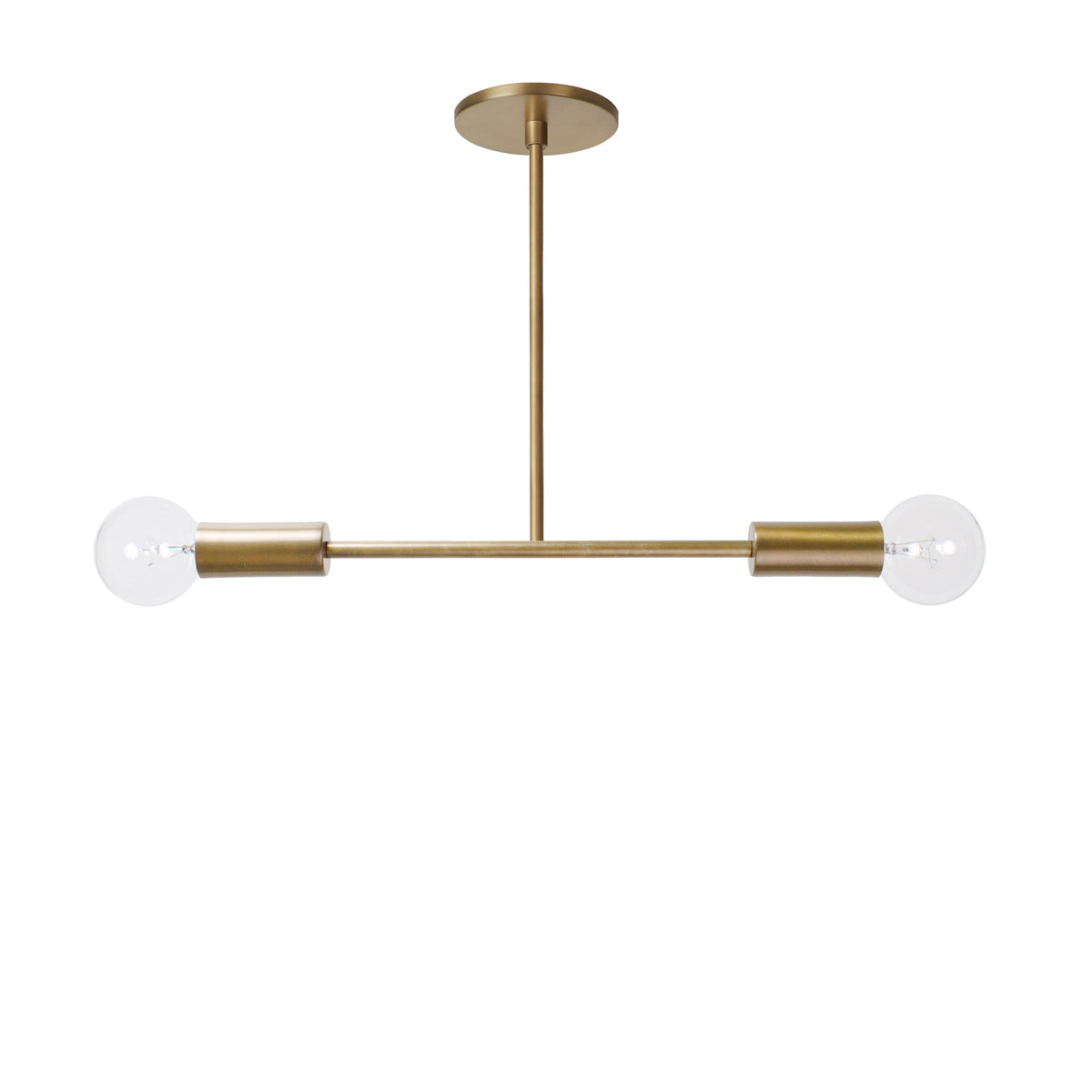Venus Pendant shown in Heirloom Brass with Heirloom Brass Accents