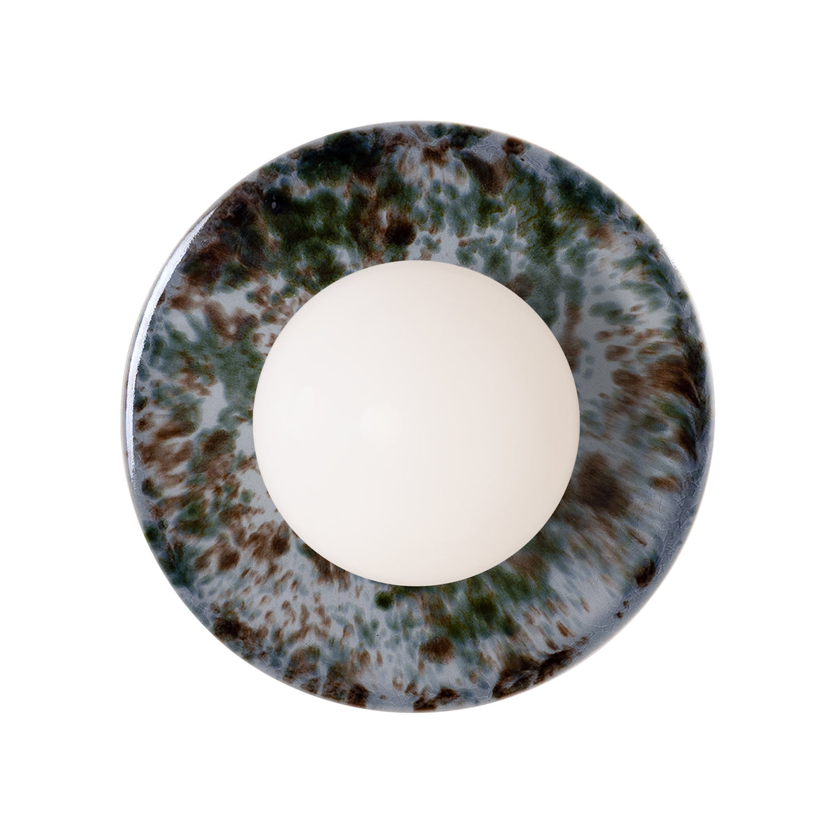 Victoria Moon Sconce shown in Harbor Mist