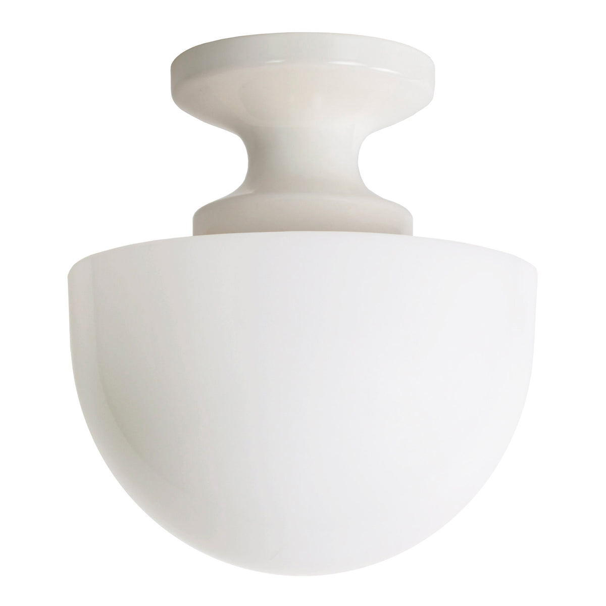 Allison Large shown in Gloss White Glaze ceramic