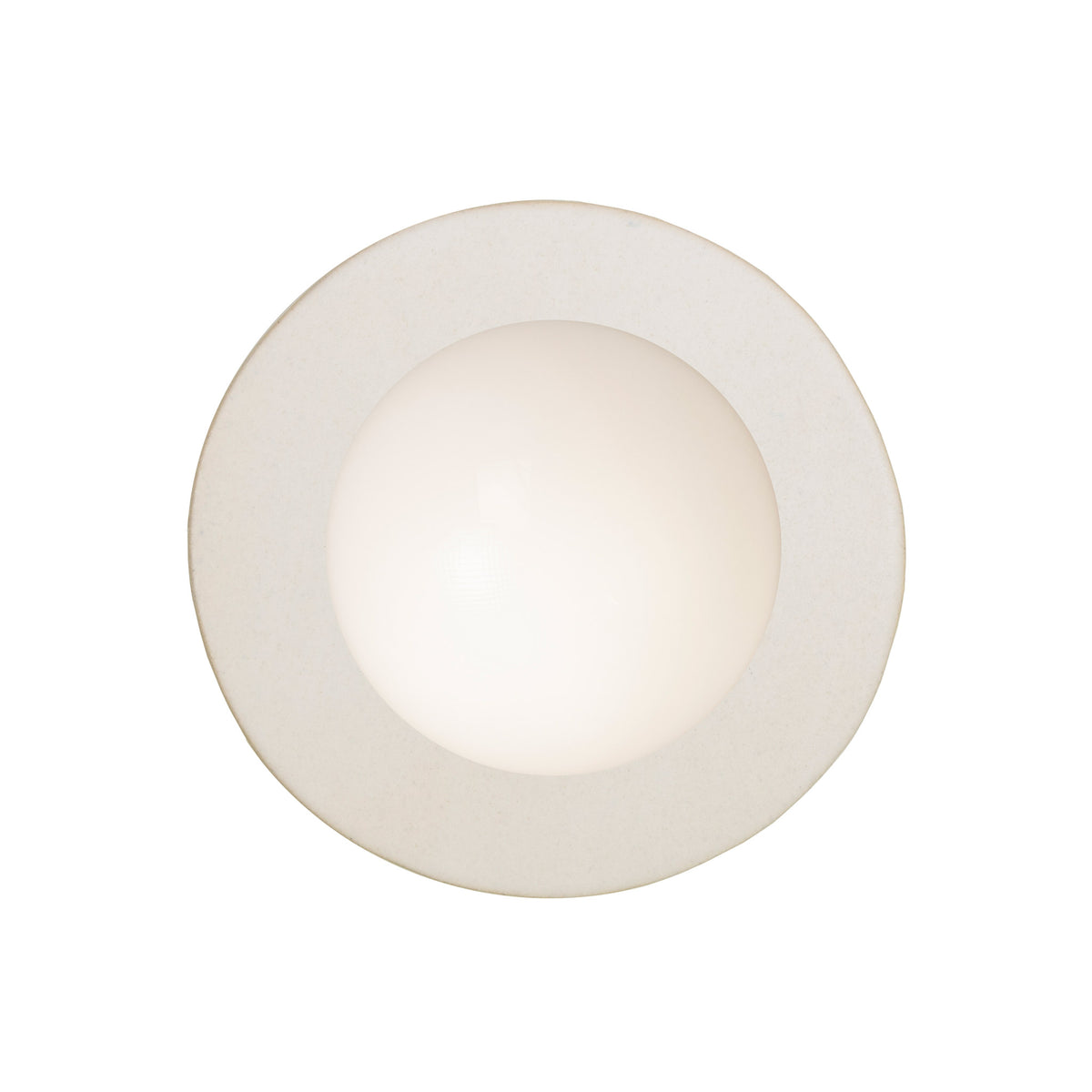 Little Luna shown with a Natural White Glaze ceramic canopy