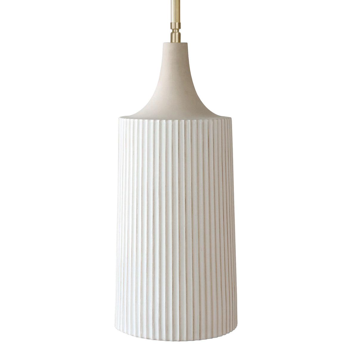 Tumwater Large Pendant shown in Brass