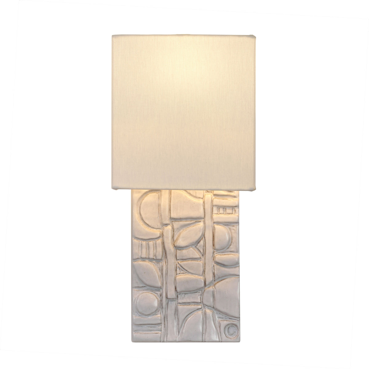 Asch Sconce shown in Brownstone White