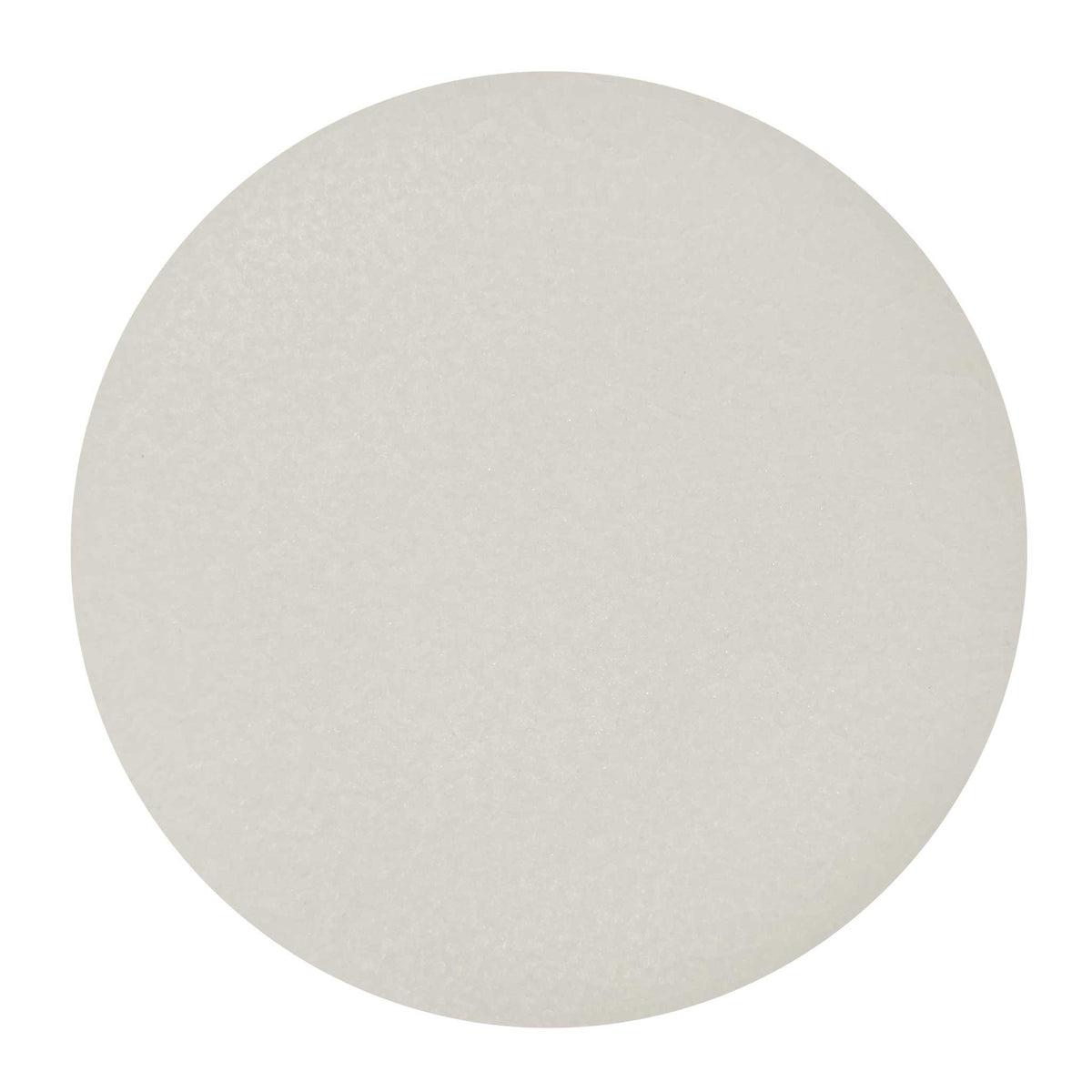 Finish sample shown in Natural White Glaze Ceramic