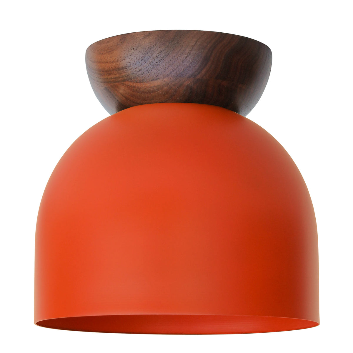 Amélie Surface 10" shown in Persimmon with a Walnut canopy