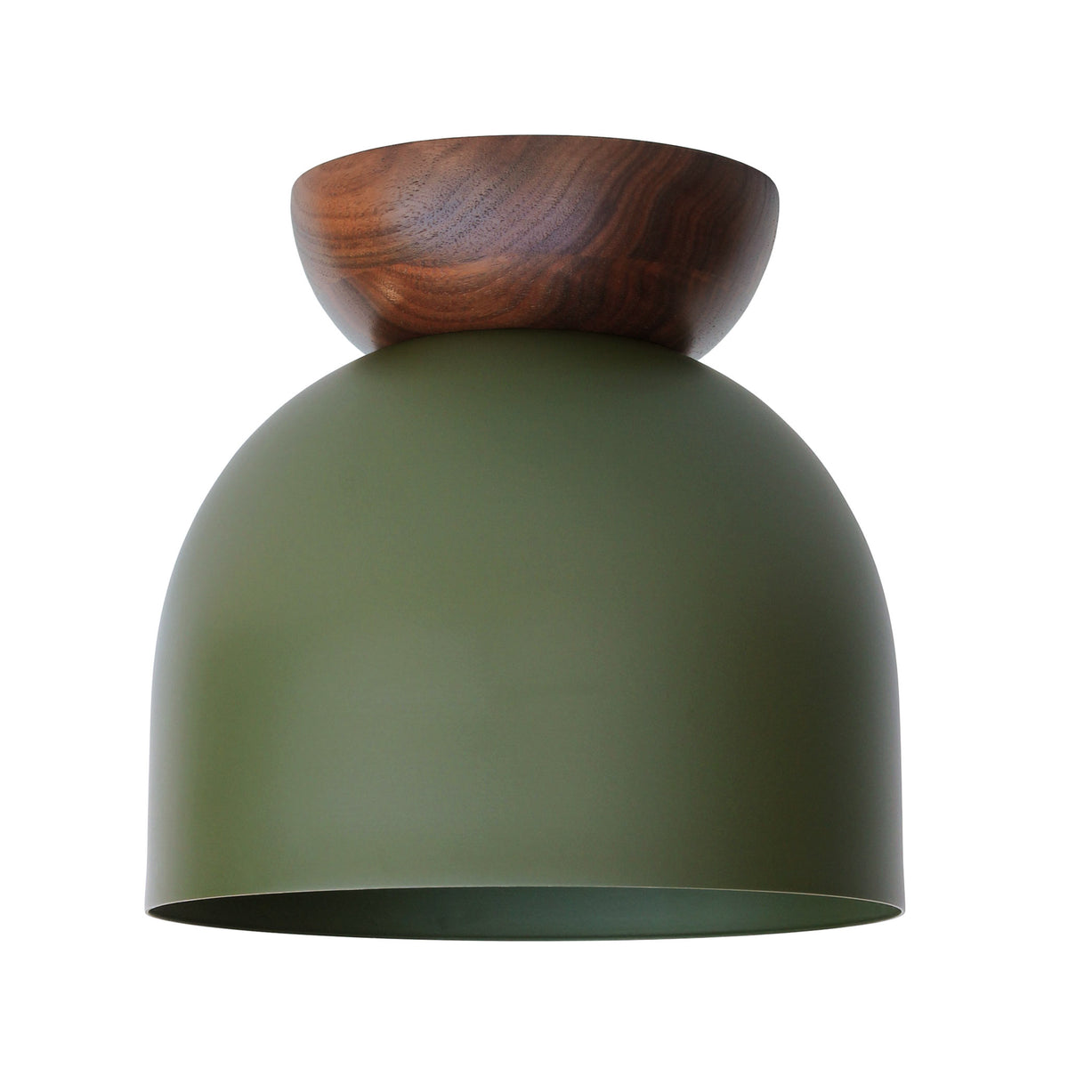 Amélie Surface 8" shown in Secret Garden Green with a Walnut canopy