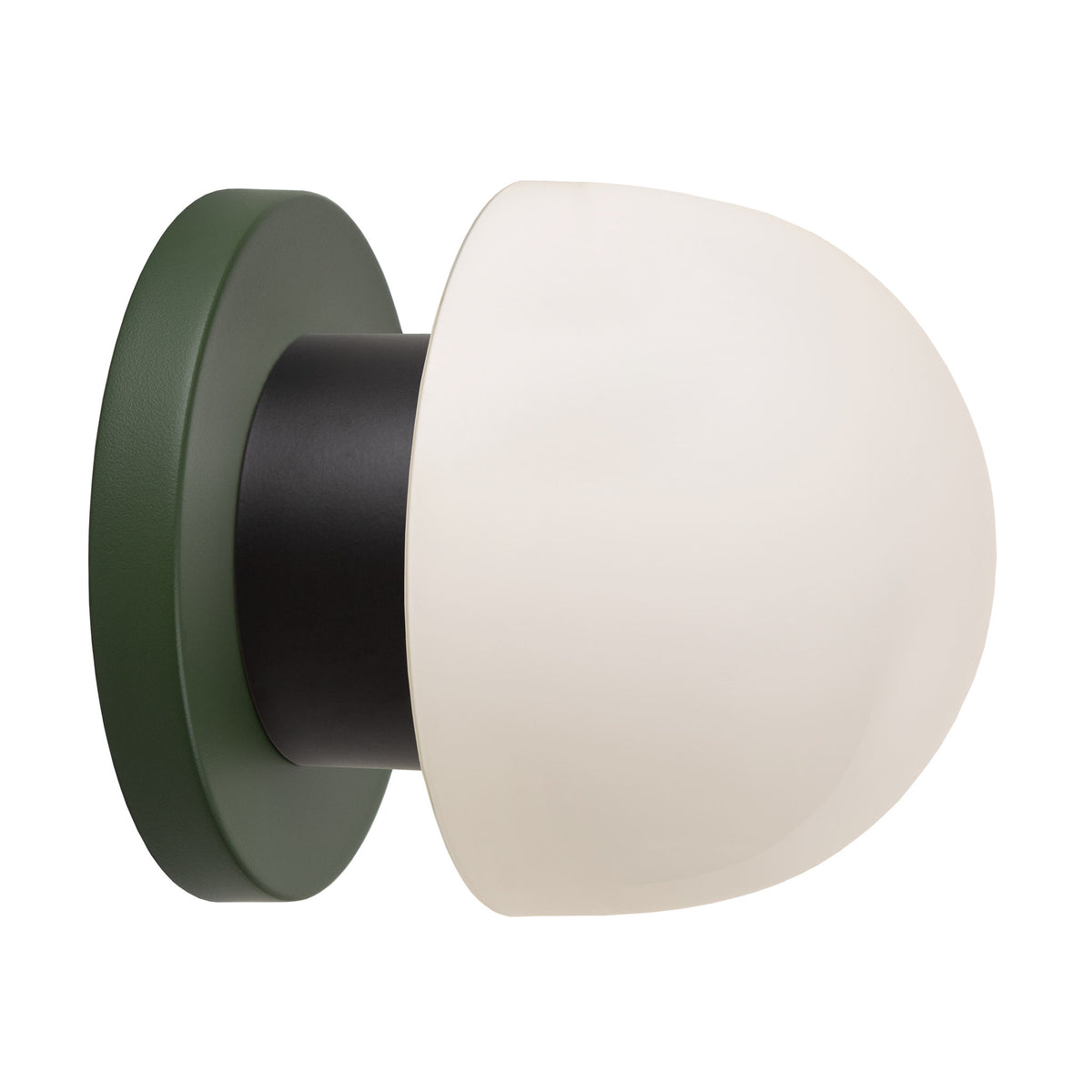 Anni shown with a Secret Garden Green canopy and Matte Black accent finish