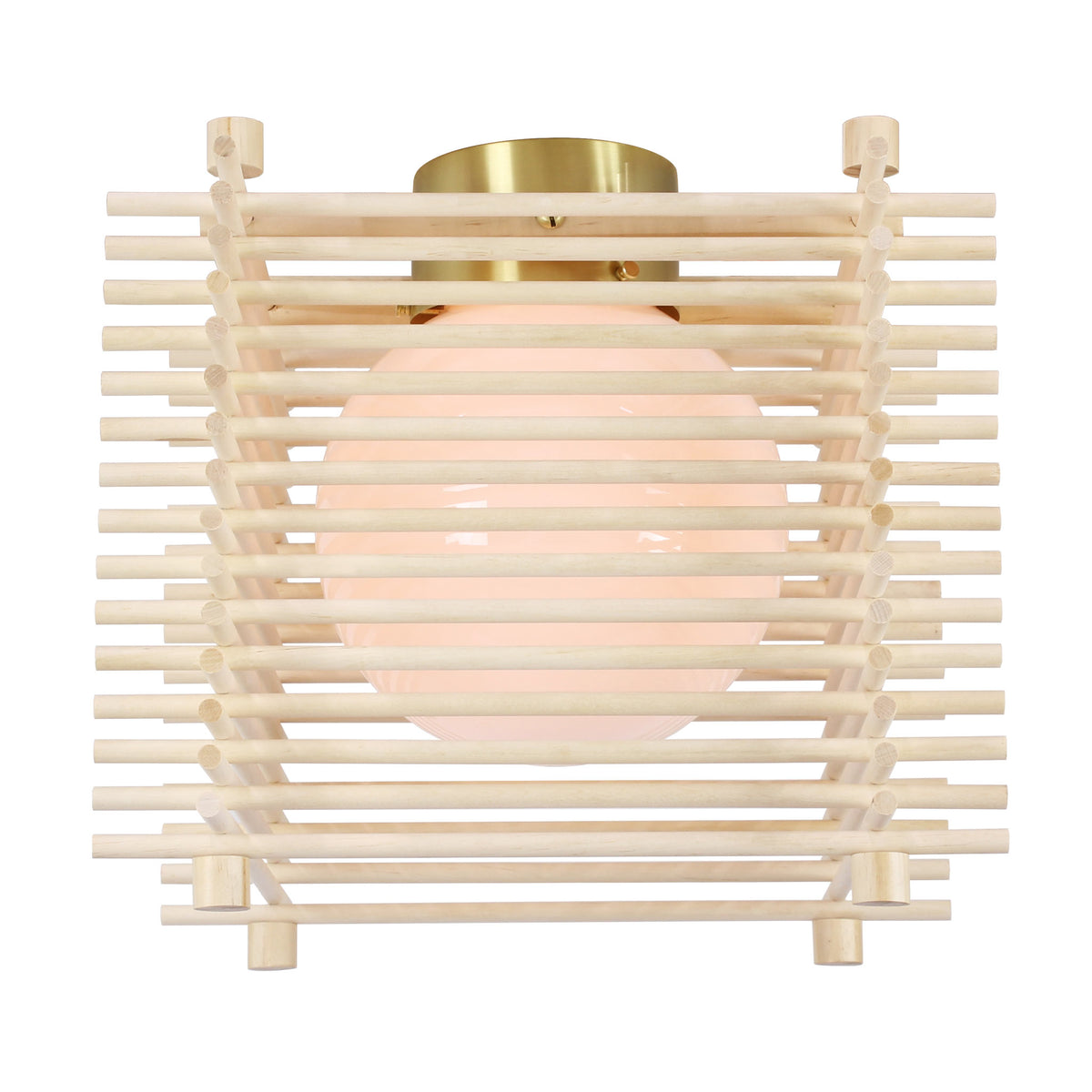 Yugen Surface shown in Birch with Brass and Full Size
