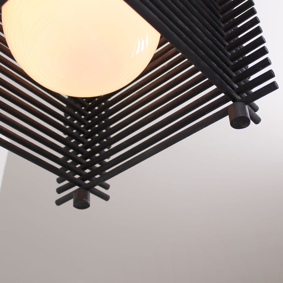 Yugen Surface shown in Black Stained wood finish with Matte Black and Full Size