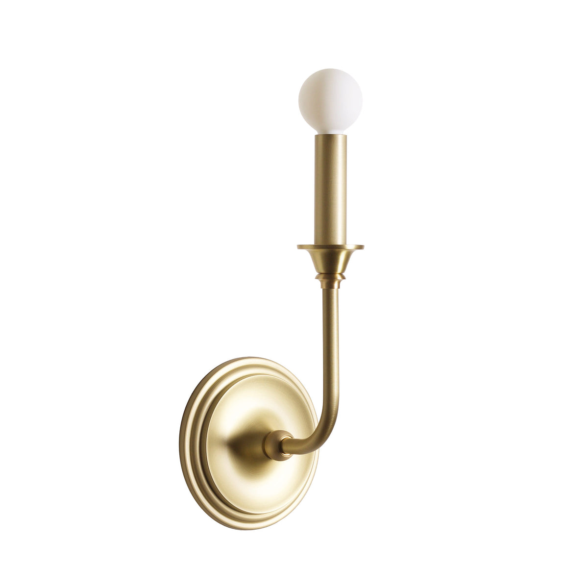Bijou Candle shown in Brass
