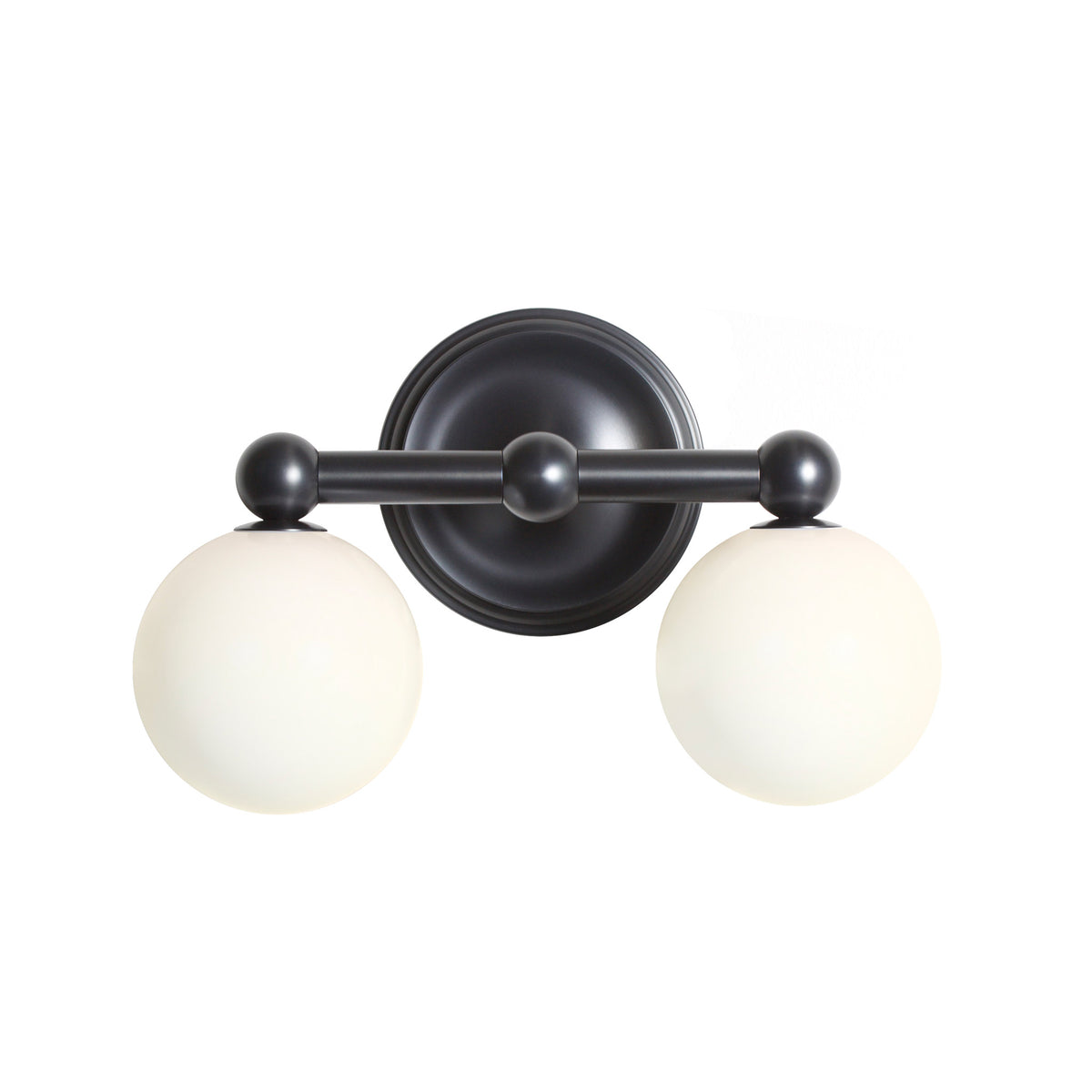 Eleanor Double Sconce shown in Graphite Patina