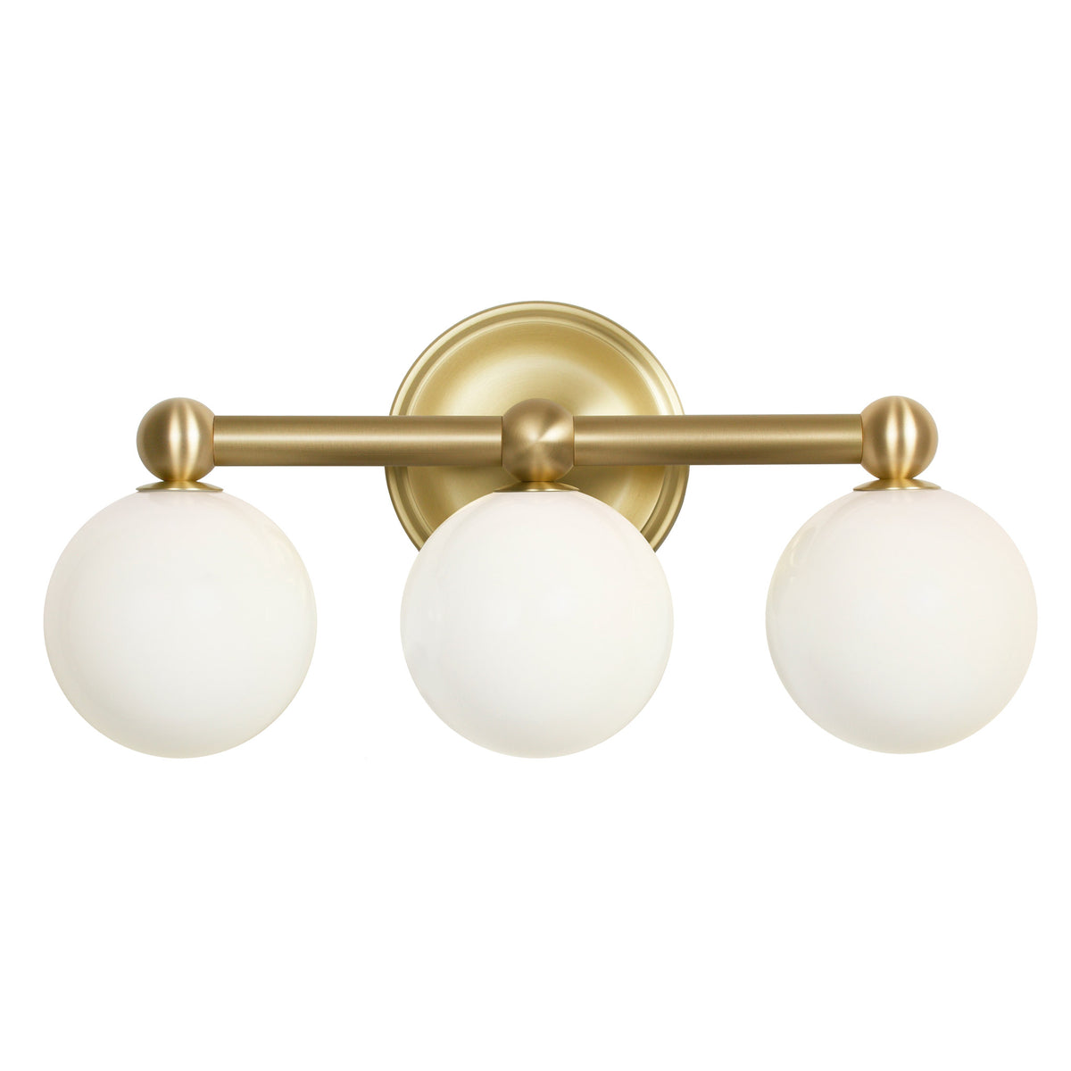 Eleanor Triple shown in Brass