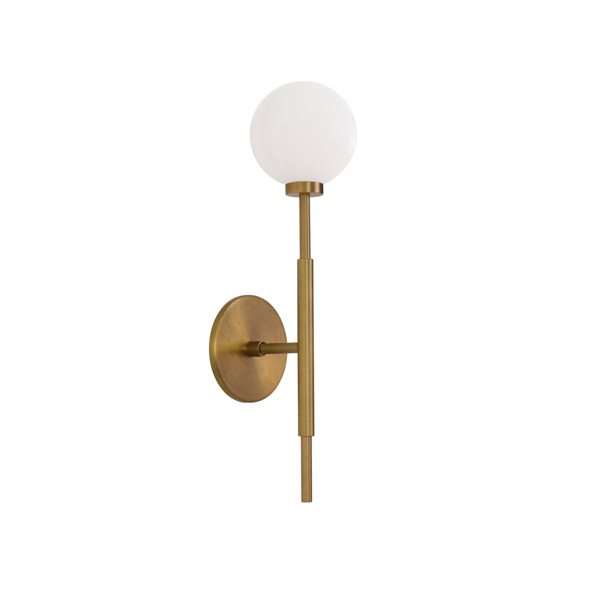 Heron Single shown in Heirloom Brass