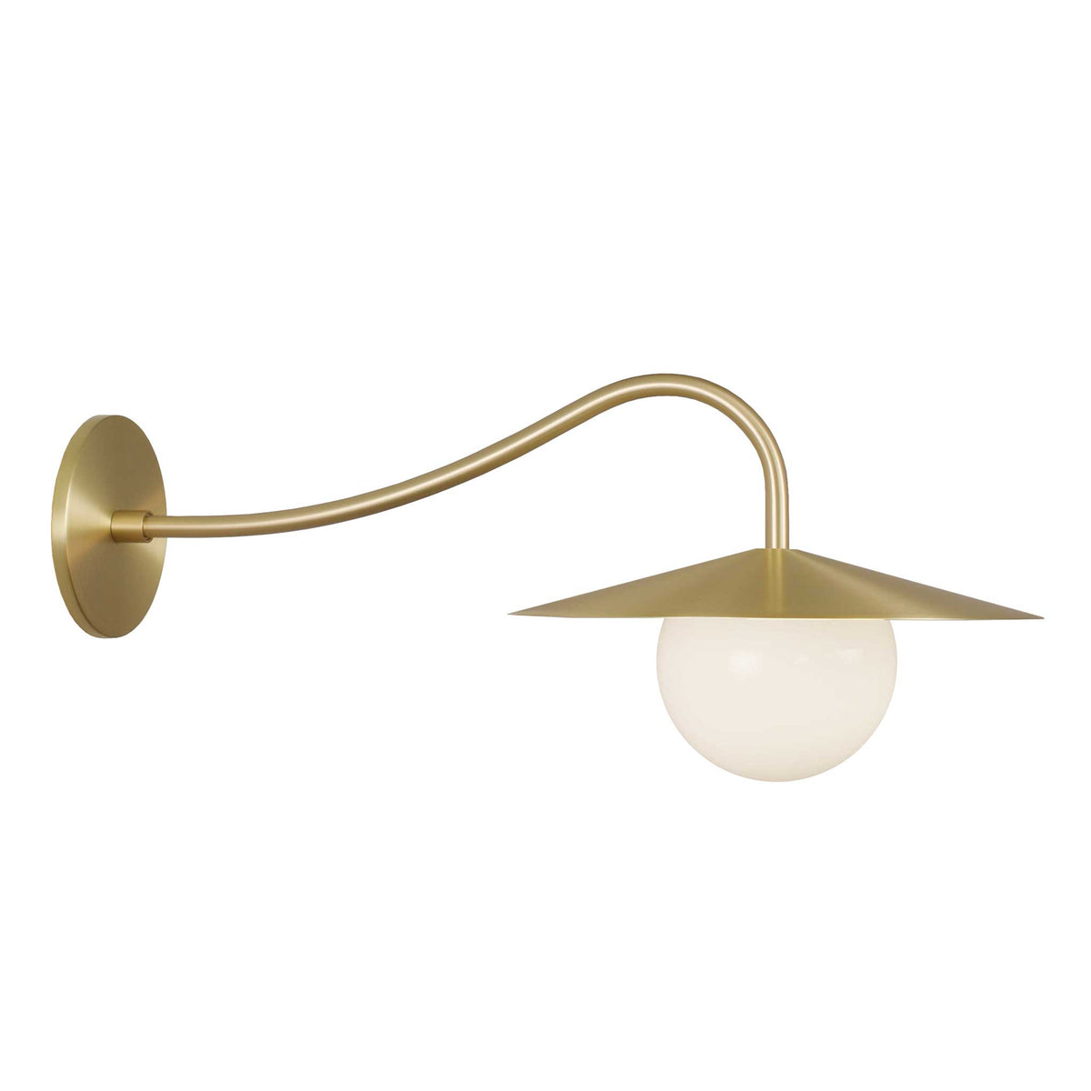 Marie Sconce shown in Brass