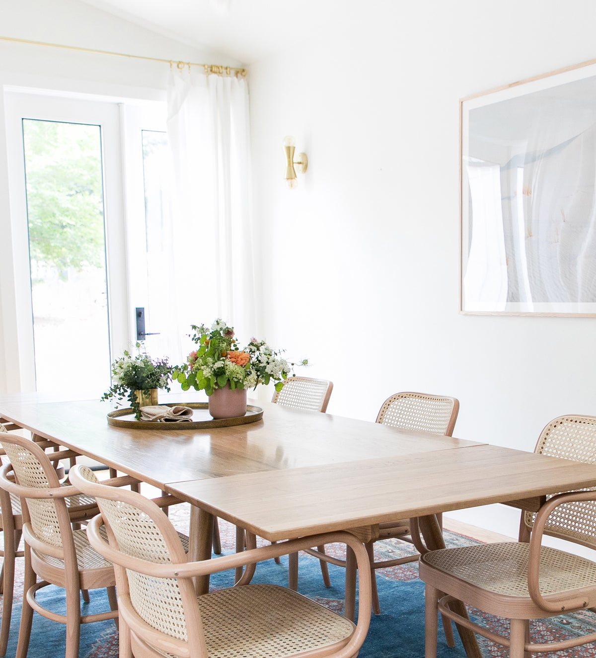 Mira shown in Brass. Interiors by Sarah Sherman Samuel for Sugar and Charm Studio