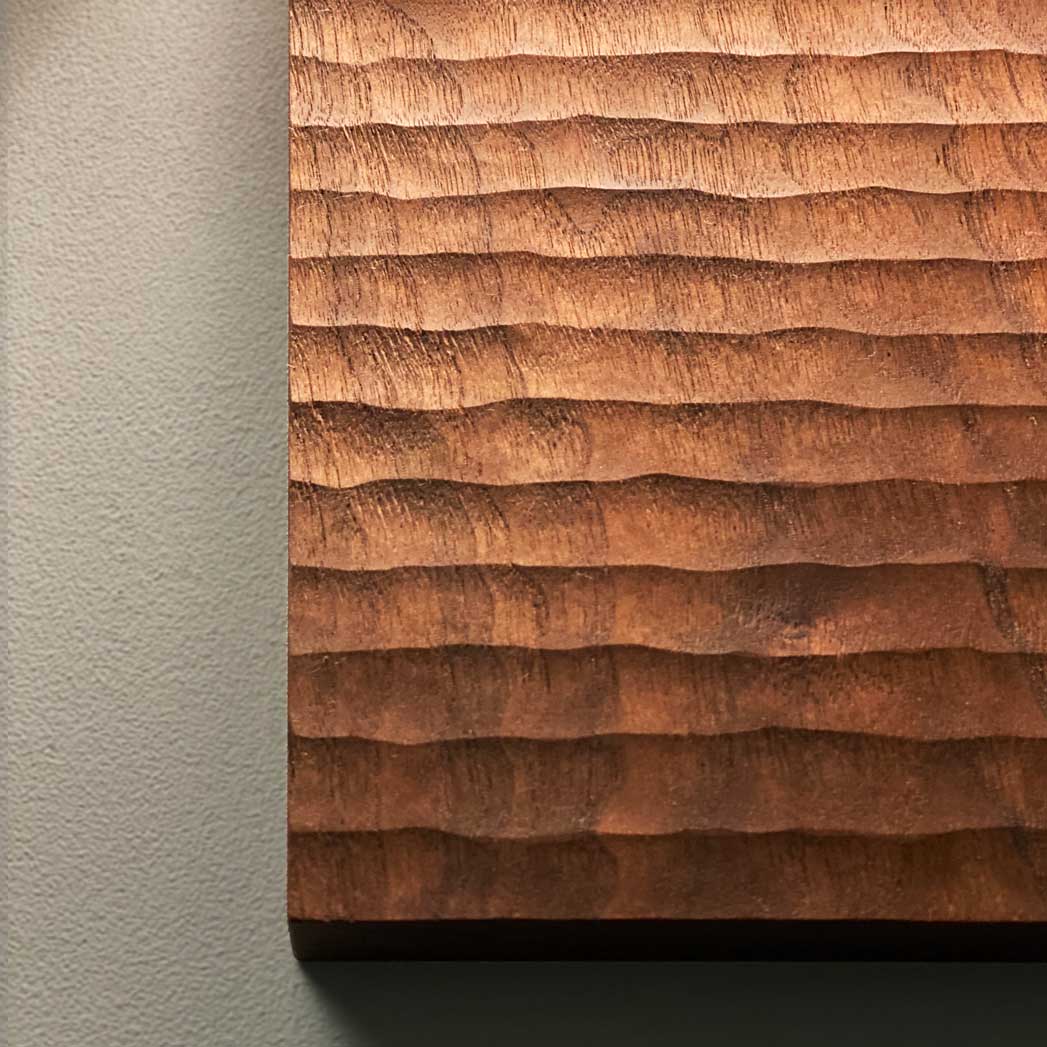 Ode Sconce shown in Walnut