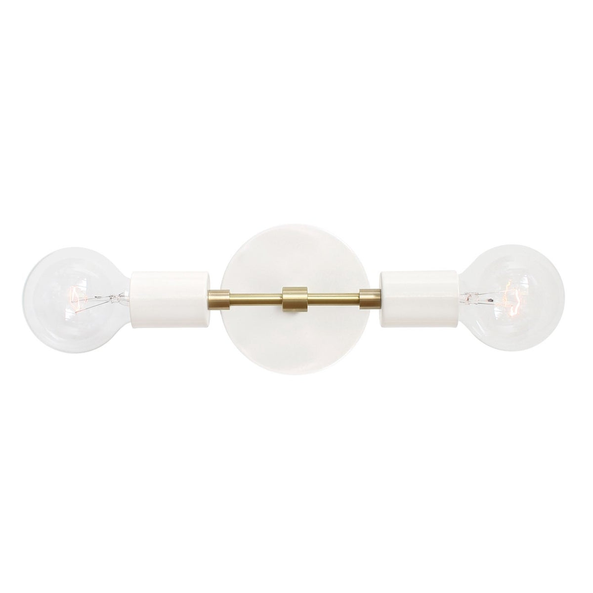 Vista 2 shown in White and Brass