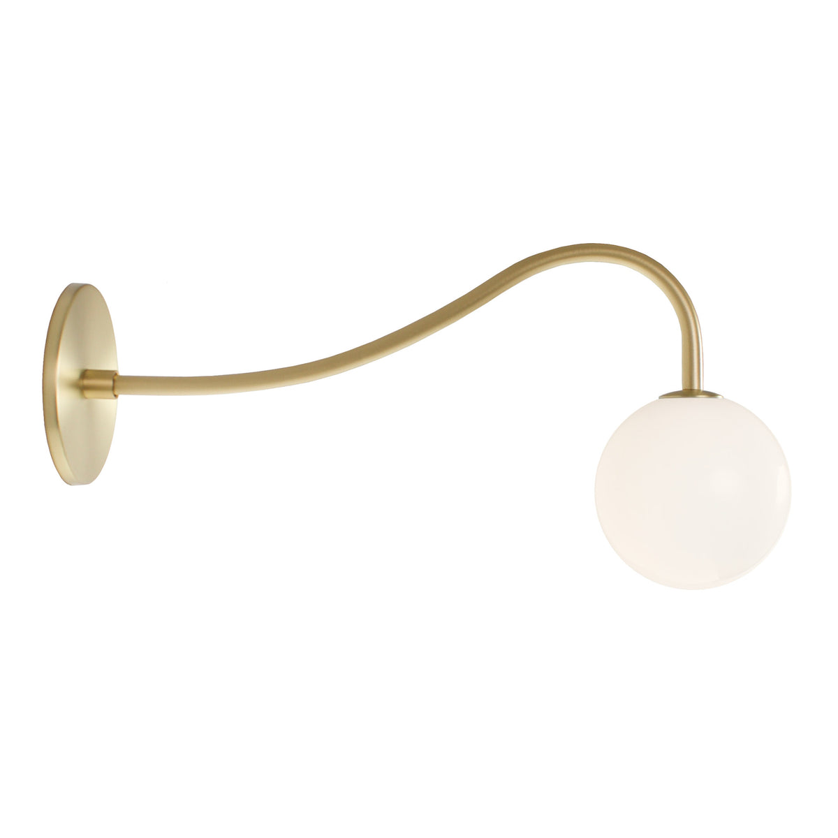 Josephine Sconce shown in Brass
