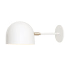 Amélie Sconce 8" Shown in White with Brass