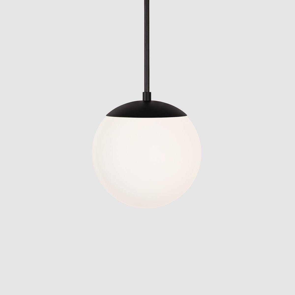 Alto Rod 8" for Vaulted Ceiling shown in Matte Black
