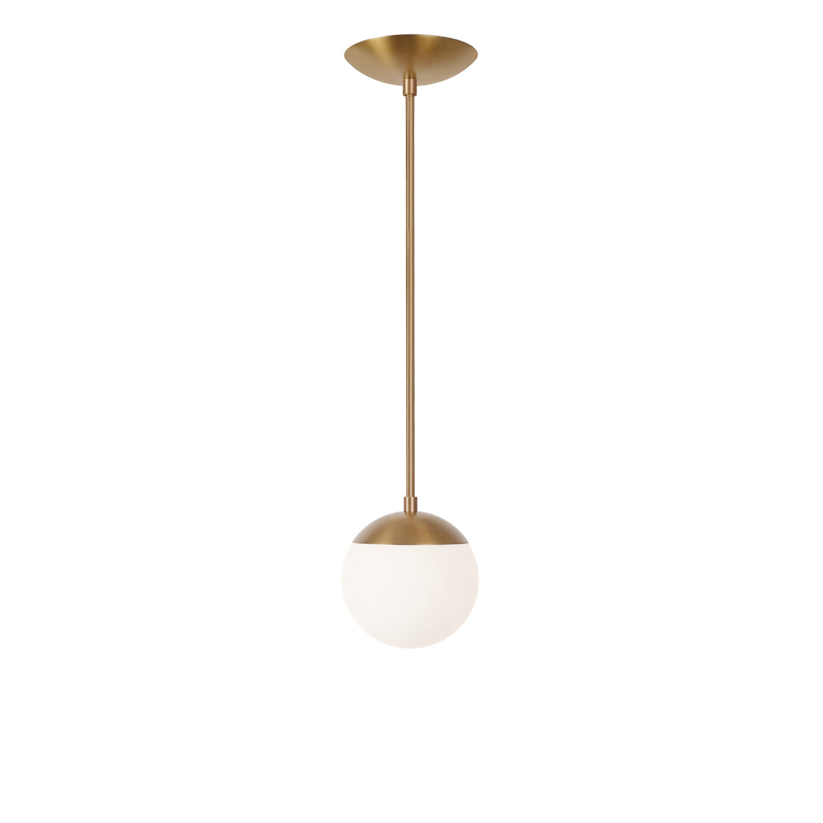 Alto Rod 6” shown in Heirloom Brass