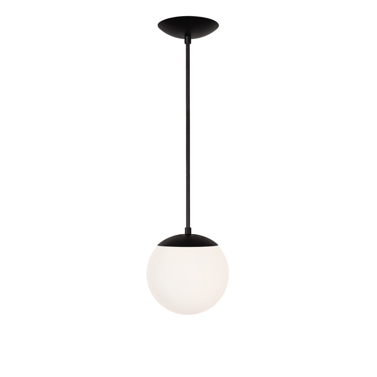 Alto Rod 8" Opal shown in Matte Black