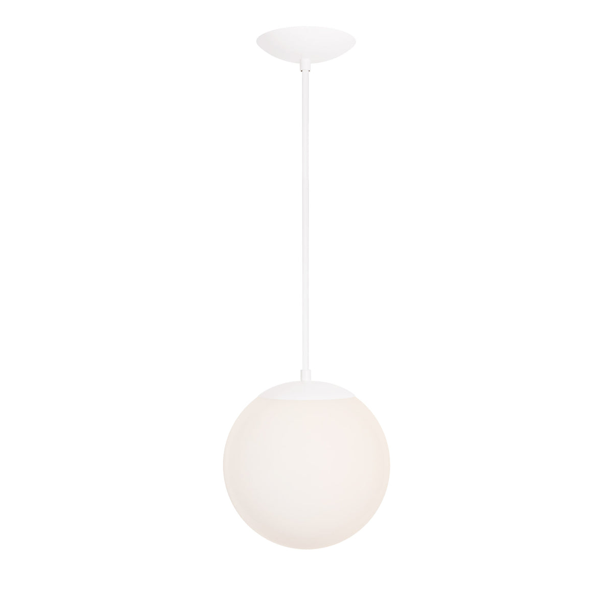 Alto Rod 10" Opal shown in White