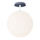 Alto Surface 12” shown in White with an Indigo Blue Swift Ceramic Canopy