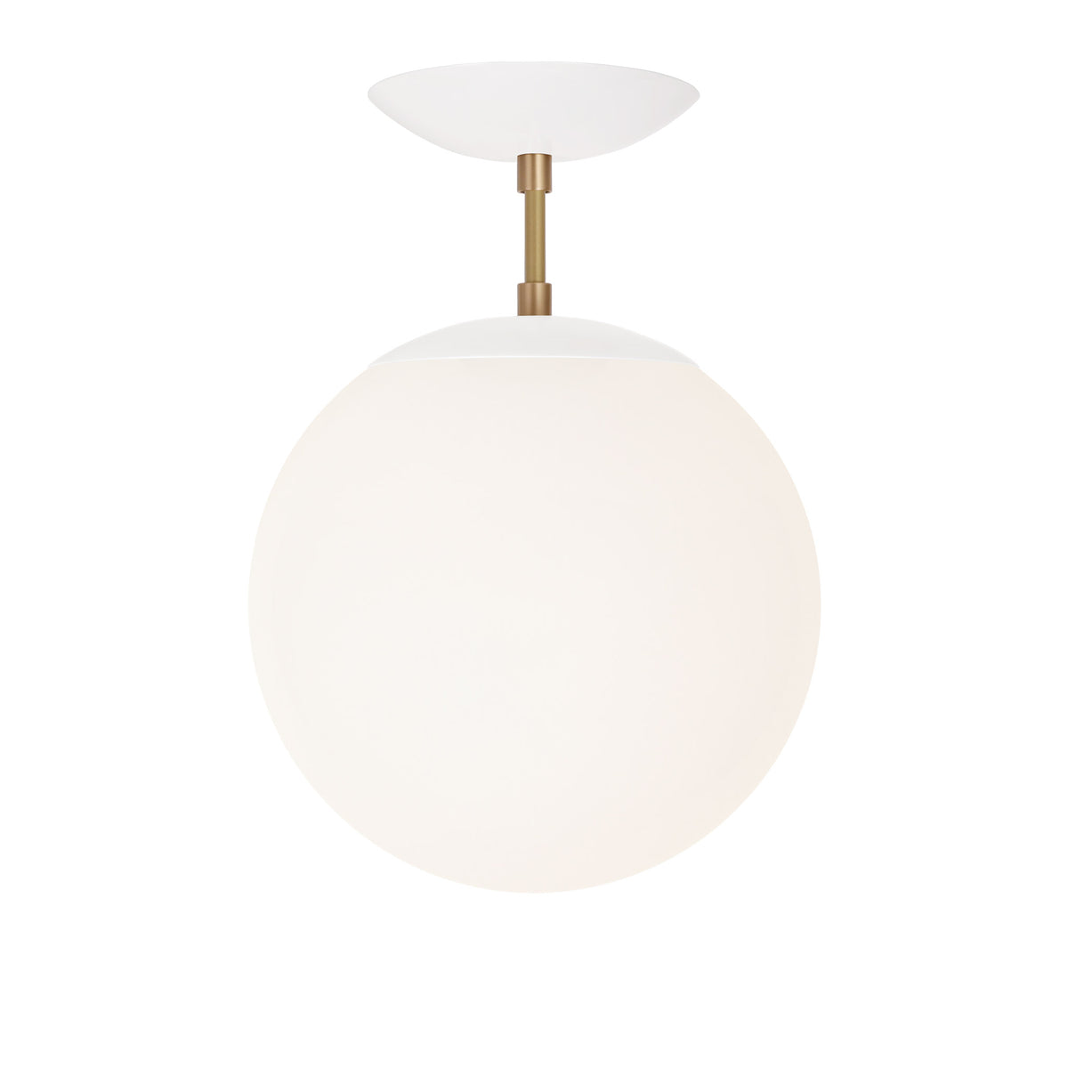 Alto Surface 10" shown in White with Brass