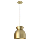 Amélie Luxe 8" Pendant shown in Brass