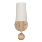 Amherst sconce shown in Maple with Maple wood canopy