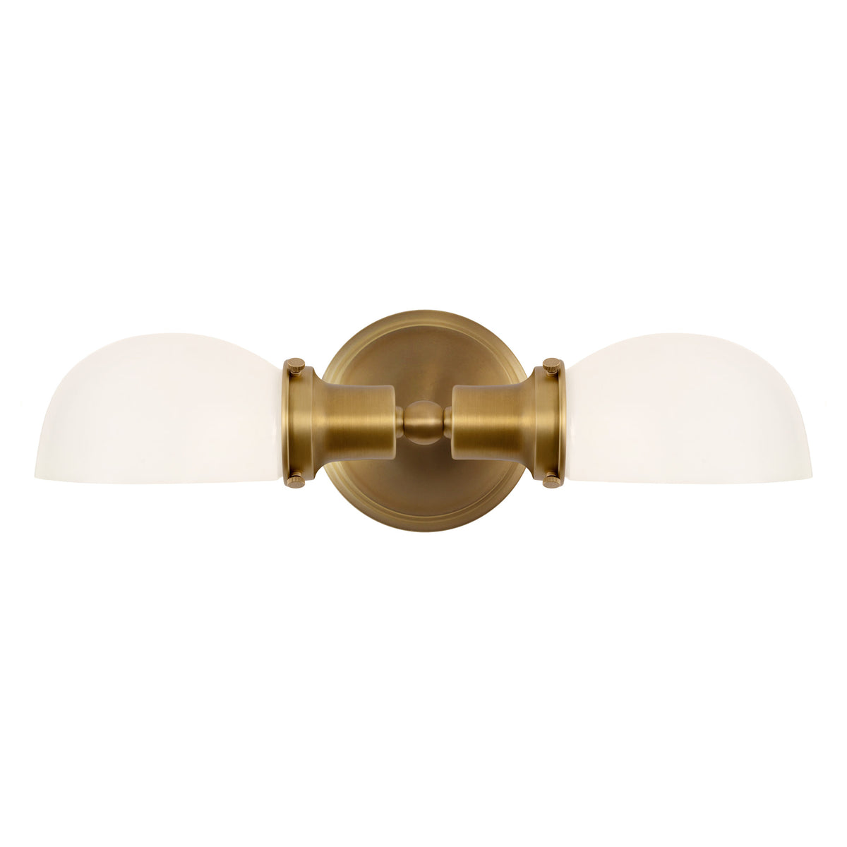 Archie Double shown in Heirloom Brass