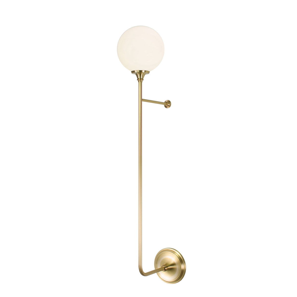 Beverly 6" shown in Brass with 37" length