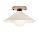 Elvia Surface shown in Matte Black with a Maple Wood canopy