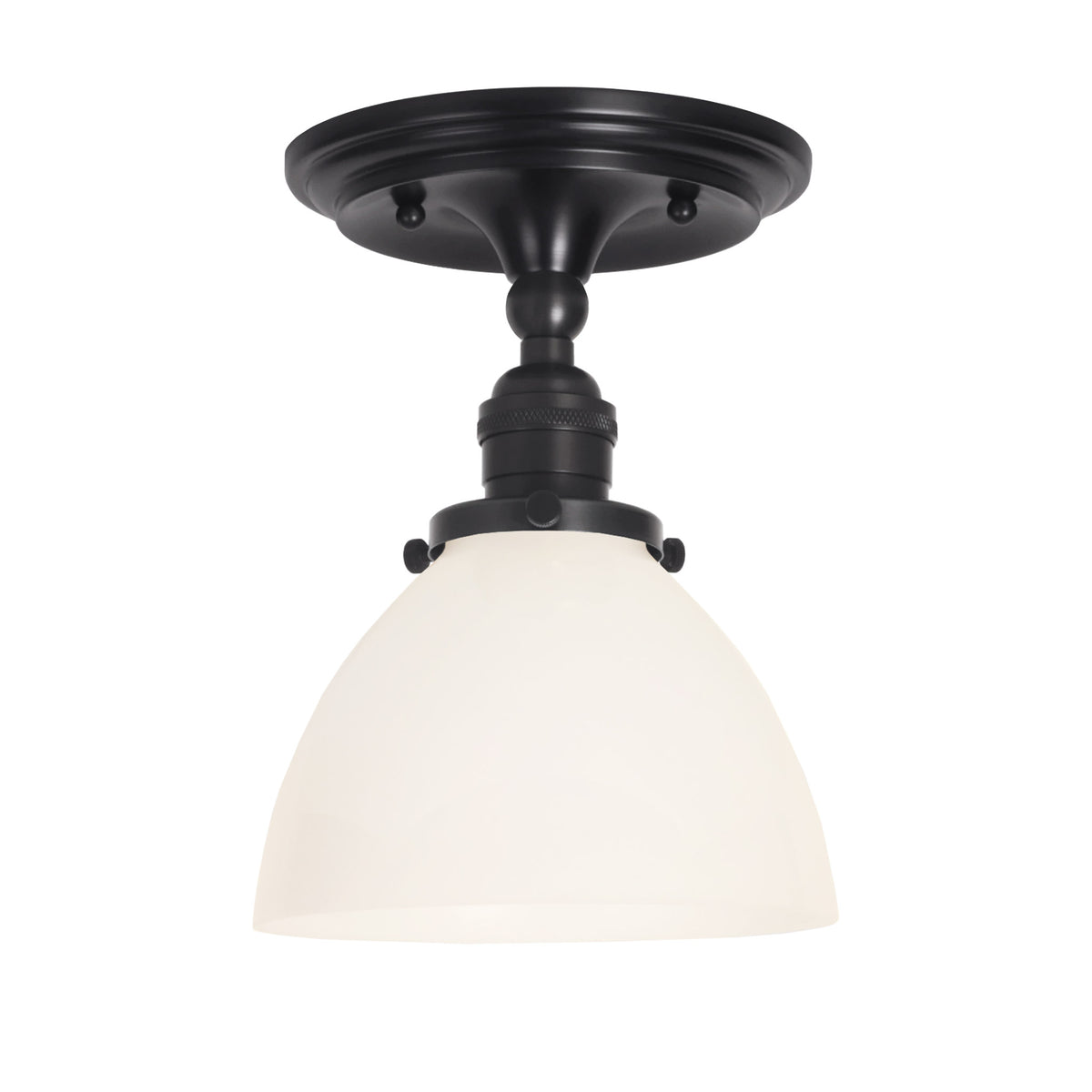 Grace Surface shown in Graphite Patina and an Opal Glass shade