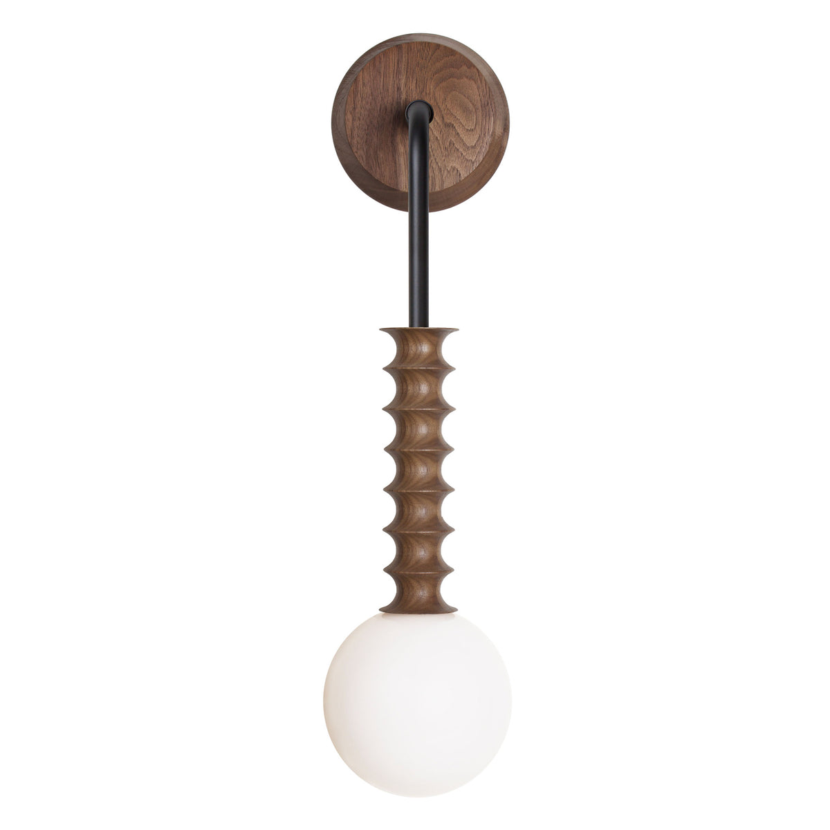 Joslyn shown in Walnut with Matte Black