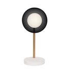 Lexi Lamp shown with a perforated Matte Black shade