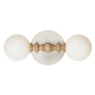 Lucy shown with Natural White Glaze ceramic canopy