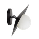 Marie Flush Sconce shown in Matte Black