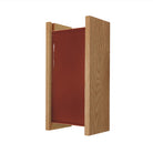 McKenzie Sconce shown in Oak with a Cinnamon Ceramic Finish