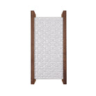 McKenzie Sconce shown in Walnut with a Brownstone White Ceramic Finish